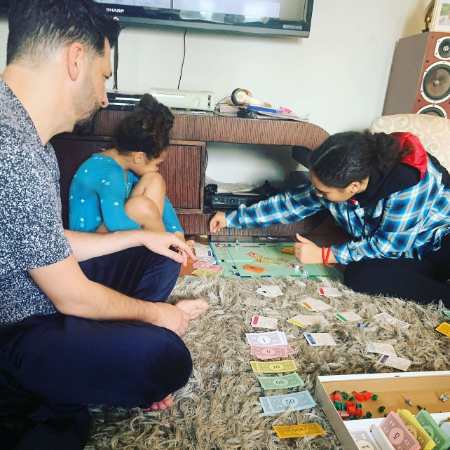 Jon B with his daughter.